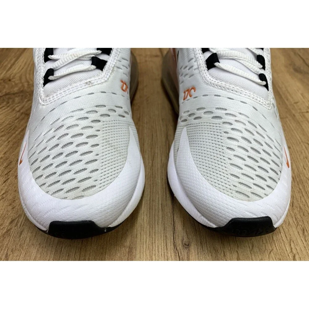 Nike Air Max 270 Burnt Sunrise Pink White Running Athletic Sneakers Women's 8.5